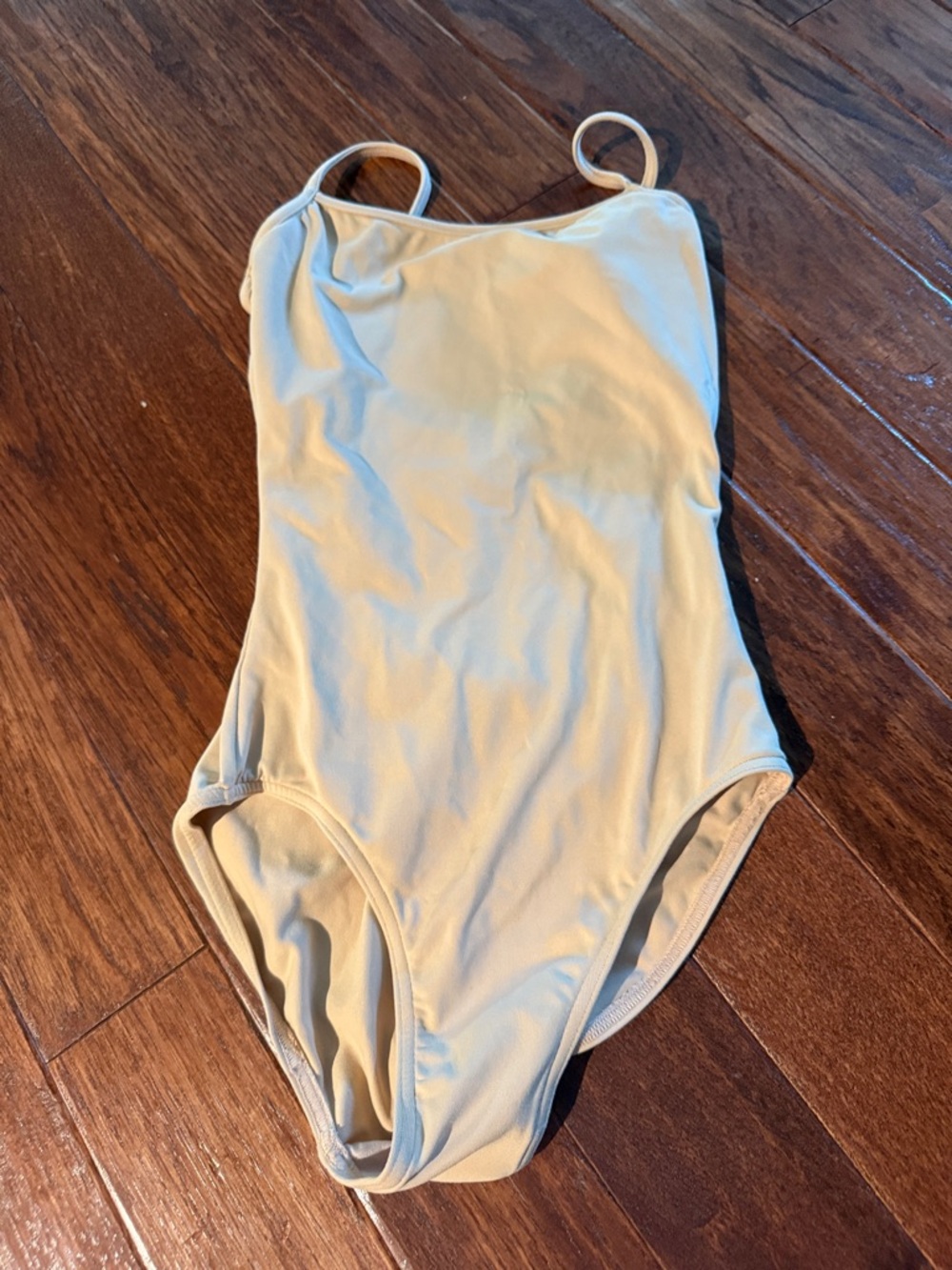 Bloch Nude One-Piece leotard size P petite Light